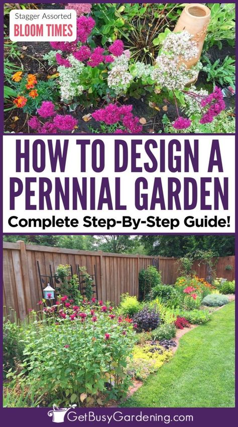 Utilize walls or fences to create vertical gardens with a variety of plants, including herbs, succulents, or flowering vines. Perenial Garden, Flower Garden Ideas Landscaping, Perennial Garden Design, Ideas For Small Apartments, Flower Garden Layouts, Perennial Garden Plans, Small Flower Gardens, Backyard Flowers Garden, Flower Garden Plans