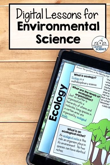 This environmental science lesson and activity is a great introduction to ecology for a high school environmental education course or Biology course. Adaptation In Animals, Environmental Science Activities, Biotic Factors, Environmental Science Lessons, Biology Animals, The Carbon Cycle, Biology Plants, Ap Environmental Science, Food Webs