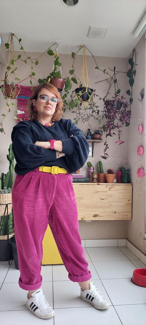 Midsize Nonbinary Fashion, Colorful Queer Fashion, Quirky Fashion Plus Size, Plus Size Maximalist Fashion, Plus Size Colorful Outfits, Plus Size Masc Fashion, Enby Vibes, Plus Size Nonbinary Fashion, Funk Outfit