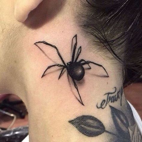 #spider tatto Spider Tattoo, Tattoos, Black