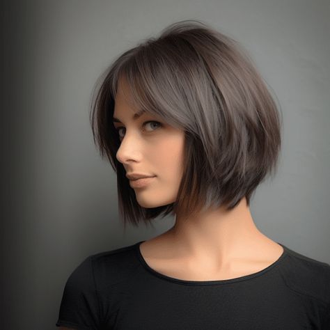 Free Hairstyle, Trendy Bob, Chin Length, Hairstyle Tutorials, Hair Specialist, Tutorial Ideas, Chin Length Hair, Bob Haircut For Fine Hair, Hair Inspiration Short