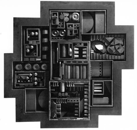 Found+Art | Louise Nevelson – sculptor: Art with found objects | Art Docents Louise Nevelson, Sculpture Stand, Found Object Art, Relief Sculpture, High School Art, Found Objects, Outdoor Sculpture, Assemblage Art, Shadow Boxes