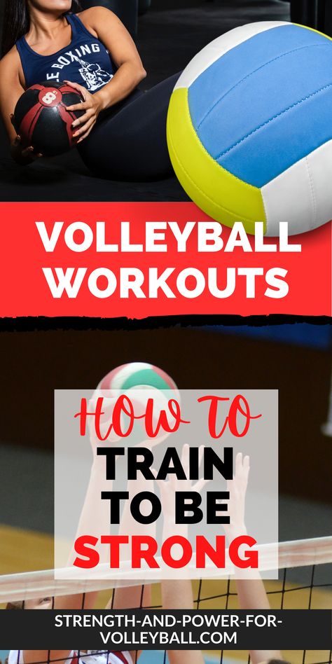 How to Train to Be Strong for Volleyball Volleyball Strength Training, Volleyball Weight Training Workout, How To Be Better At Volleyball, Improve Your Vertical Jump, Volleyball Exercises, Volleyball Terms, Volleyball Workout, Euros 2024, Training Volleyball