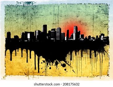 Graffiti City Skyline, Wwe Art, Skyline Drawing, Graffiti Images, Pirate Radio, City Design, Editorial Illustration, City Skyline, Graffiti Art