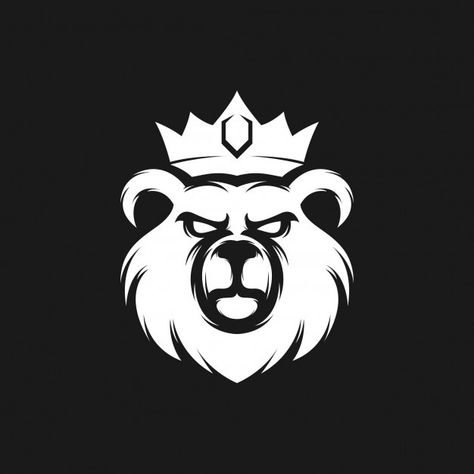 Bear King, Bear Logo, Premium Vector, Logo Design, Stock Photos, ? Logo, Design, Art