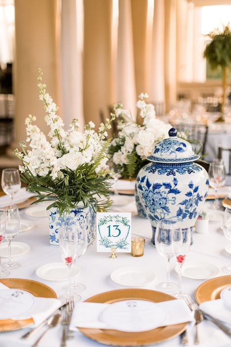 Again, just like the ideas of ginger jars Blue And White Ginger Jar Wedding, Ginger Jar Wedding Decor, Ginger Jar Wedding Reception, Ginger Jar Wedding Centerpiece, Ginger Jar Centerpiece, Chinoiserie Wedding Decor, Ginger Jar Wedding, Blue Willow Wedding, Talavera Wedding