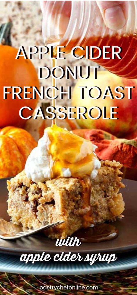 Dessert Casserole, Donut French Toast, Apple Casserole, Delight Recipes, Bakers Delight, French Toast Casserole Easy, Fall Dessert Recipes Easy, Comfort Food Desserts, Themed Recipes