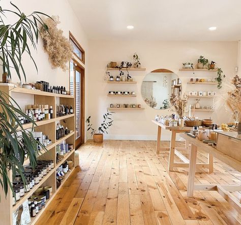 Wellness Shop Design, Self Care Boutique, Holistic Office Space, Holistic Store Ideas, Spiritual Store Ideas, Holistic Salon, Healing Room Ideas, Holistic Clinic, Wellness Boutique