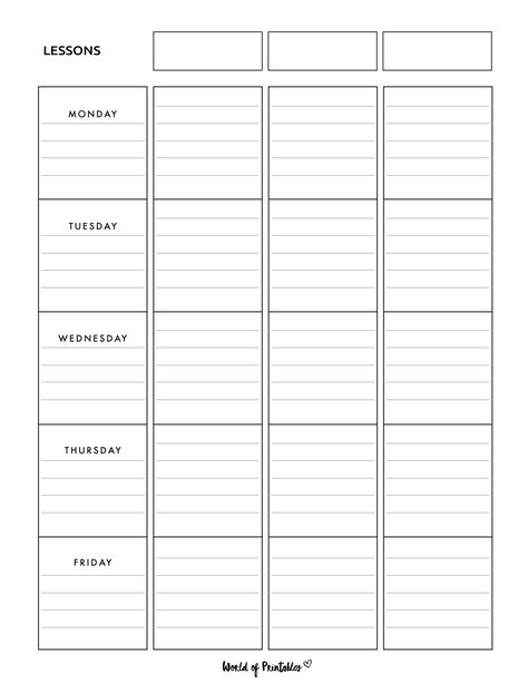 Mini Lesson Plan Template, Blank Lesson Plans Free Printable, Editable Templates Printable Free, Weekly School Planner Template, Weekly Teacher Planner Template, Free Printable Lesson Plan Template, Homeschool Lesson Planning, Teacher Weekly Planner Free Printable Lesson Plan Templates, Homeschool Weekly Planner Free Printable