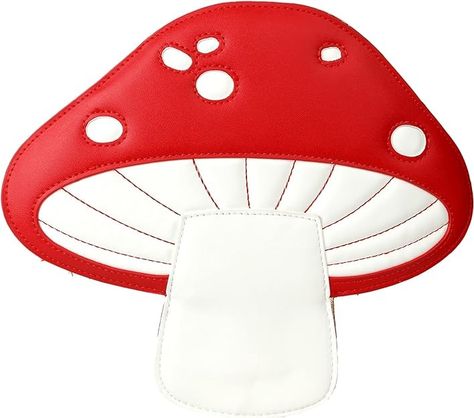 Amazon.com: QiMing Mushroom Shoulder Purses,PU Lovely Botany CrossBody Bag for Girl Women(Red) : Clothing, Shoes & Jewelry Shoulder Purses, Mushroom Ring, Makeup Wipes, Mushroom Design, Zipped Bag, Chain Shoulder Bag, Shoulder Purse, Cute Bag, Botany