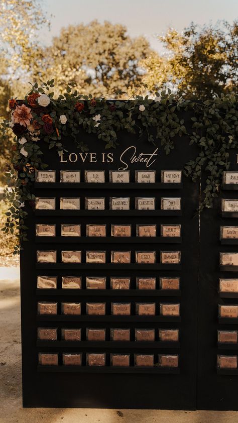 Wedding seating chart reveal! This was my favorite wedding DIY by far. I really wanted something different that I haven’t seen before. The… | Instagram Cookie Seating Chart Wedding, Food Seating Chart Wedding, Cookie Seating Chart, Bridesmaid Emergency Kit, Cookie Wall, Chart Ideas, Sketching Ideas, Wall Seating, Future Wedding Plans