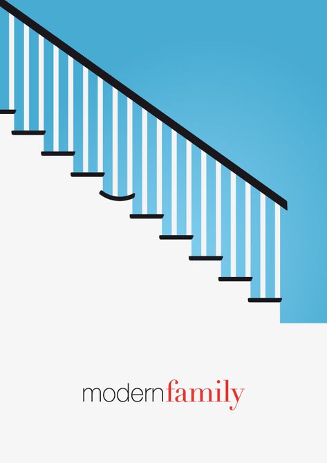 Modern Family Art, Haley Modern Family, Modern Family Tv Show, Modern Family Funny, Modern Family Quotes, Septième Art, Family Tv, Minimal Poster, Minimal Movie Posters