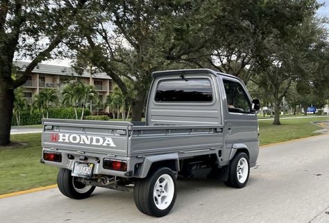 Honda Acty Truck, Honda Acty, Kei Truck, Mini Trucks 4x4, Kei Car, Living On The Road, Honda Cars, Mini Trucks, Dune Buggy