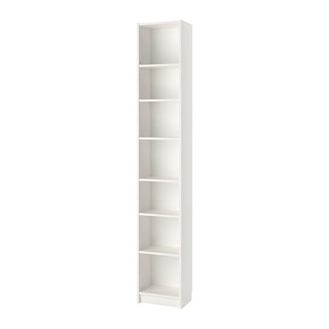 BILLY Bookcase - white - IKEA Cairo Apartment, Ikea Billy Bookcase White, Creative Dinners, Bookcase Ikea, Closet Rooms, Ikea Bookshelf, Corner Closet, Closet Shelving, Bookcase White