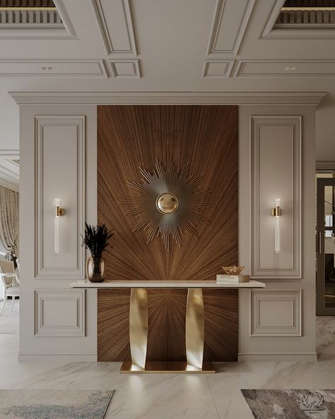 Neoclassic Luxury Reception :: Behance Neoclassic Entrance, Luxury Console Entrance, Lobby Interior Design Entrance, Foyer Design Luxury, Neoclassical Interior Design Luxury, Neoclassic Interior Design, Interior Design Guidelines, Neoclassic Interior, Luxury Reception