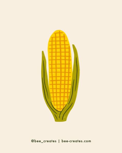 On the cob or off the cob? CORN 18/100 for #100daysoftastyart #corn #corny #cornonthecob #🌽 #illustration #foodart #surfacedesign #surfacepatterndesign #surfacedesigner #foodillustration #theydrawandcook #theydrawanduppercase #100daychallenge #100dayproject #100daychallenge2024 #100patterns #100daysofdailycreating Corn Illustration, Corn Logos, Corn Poster, Corn Drawing Illustration, Corn Vector, Corn Botanical Illustration, Corn On The Cob Illustration, Summer Corn, Party Poster