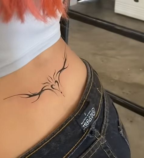 Tramp Stamp Tattoos, Waist Tattoos, Tattoos Infinity, Hip Tattoos Women, Tattoos Geometric, Cute Tiny Tattoos, Lace Tattoo, Classy Tattoos, Back Tattoo Women