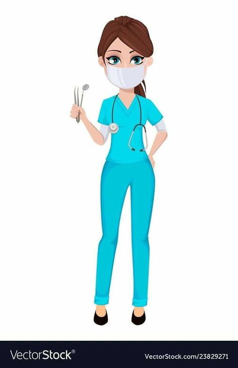 Dentist Woman, Dentist Clipart, Dentist Cartoon, Doctor Vector, Dental Wallpaper, Dentist Art, Dental World, Doctor Drawing, Female Dentist