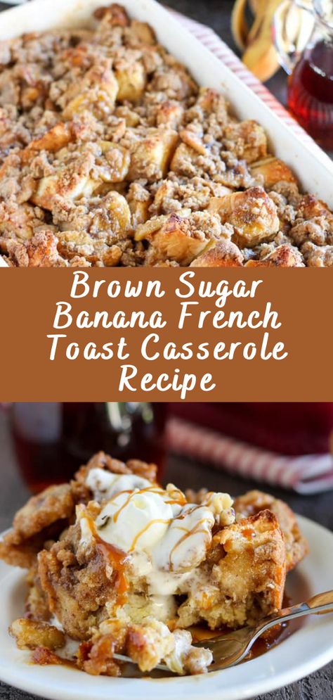 Brown Sugar Banana French Toast Casserole Recipe If you’re searching for a delightful breakfast or brunch dish that combines the comforting flavors of brown sugar, bananas, and French toast, look no further. This Brown Sugar Banana French Toast Casserole is the perfect fusion of sweet, gooey, and satisfying. Plus, it’s incredibly easy to prepare and […] The post Brown Sugar Banana French Toast Casserole Recipe appeared first on Cheff Recipes. Breakfast Ideas For A Crowd, Crockpot French Toast, Toast Recipe Breakfast, Breakfast Crockpot Recipes, Banana French Toast, French Toast Casserole Recipes, Breakfast For A Crowd, Healthy Brunch, Festive Food