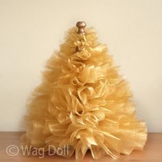 Tulle Christmas Tree Tutorial                                                                                                                                                                                 More Tulle Tree, Tulle Christmas Tree, Tulle Christmas Trees, Tulle Crafts, Trees Diy, Diy Tulle, Holiday Tablescape, Get Ready For Christmas, Christmas Hats