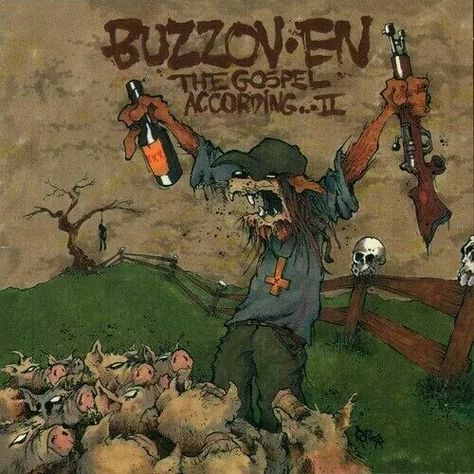 Buzzov-en Sludge Metal, Custom Album Covers, Crust Punk, Metal Fan, Music Artwork, Band Music, Album Cover Art, Band Posters, Dnd Characters