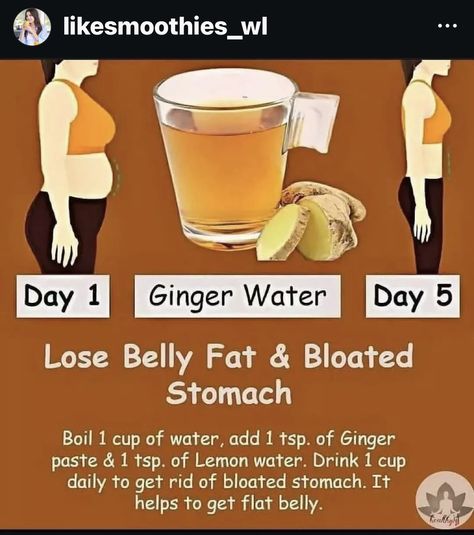 Get Rid Of Bloated Stomach, Smoothie Diet Challenge, 21 Day Smoothie Diet, Ginger Water, Bloated Stomach, Fat Burning Smoothies, Diet Challenge, Detox Water, Losing 10 Pounds