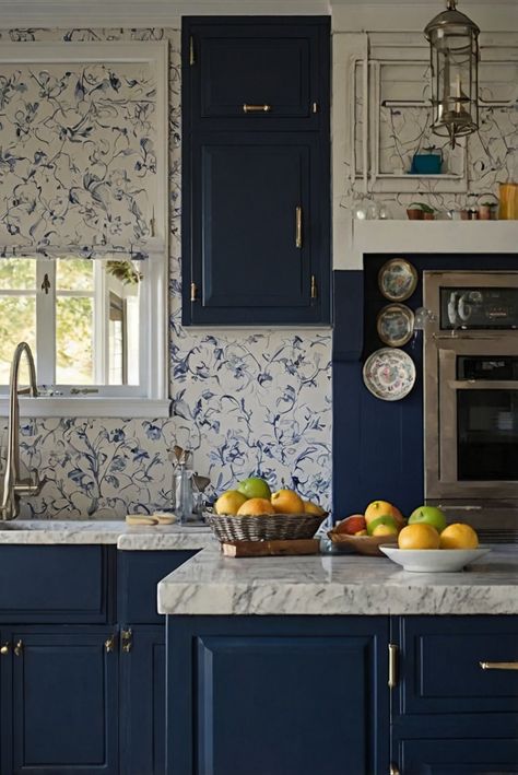 Discover why Sherwin Williams Navy Blue is the top choice for 2024 kitchen color trends. Dive into our in-depth review for expert insights. #ad    Sherwin Williams Navy Blue paint, Navy Blue wall paint, Navy Blue interior design, Navy Blue room decor, Navy Blue home decorating #Colortrend #wallpaint2024 #color2024  #DIYpainting #DIYhomedecor #Fixhome Navy Blue Painted Kitchen Cabinets, Navy Blue Boho Kitchen, Sherwin Williams Naval Color Palette, Navy Blue Wall Paint, Interior Design Navy Blue, Sherwin Williams Navy Blue, Navy Blue Interior Design, Navy Blue Room Decor, Sherwin Williams Navy