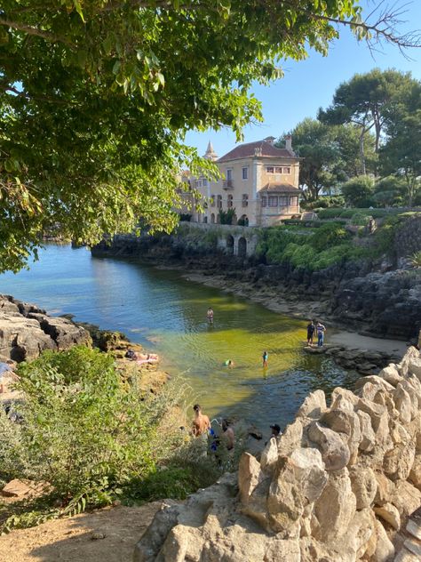 Beach Europe, Italy Vibes, Cascais Portugal, Europe Aesthetic, Italy Summer, Living In Europe, Italy Aesthetic, Europe Summer, Italian Summer