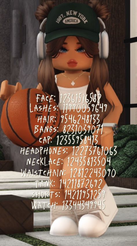 Fete Emo, Brown Hair Roblox, Blocksburg Outfit Codes￼, Bloxburg Decals Codes Aesthetic, Code Clothing, Preppy Decal, Pic Code, Black Hair Roblox, Rp Ideas