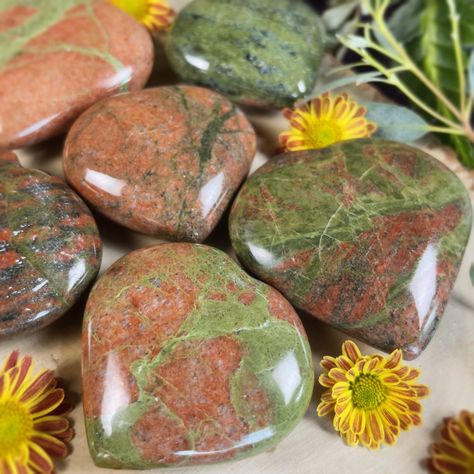 Unakite Jasper Emotional Healing Heart Unakite Jasper, Orgone Energy, Healing Heart, Emotional Body, Bowl Designs, Heart And Mind, Emotional Healing, Love Yourself, Heart Chakra