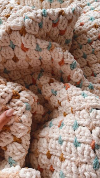 Baby Blanket Neutral Colors Crochet, Cloud Blanket Crochet Pattern, Gender Neutral Crochet Baby Blanket Colors, 10mm Crochet Hook Pattern, Colorblock Crochet Blanket, Crochet Blanket Neutral Colors, Cj Designs Crochet, Gender Neutral Crochet Baby Blanket Free Pattern, Crochet Baby Blanket Neutral Colors