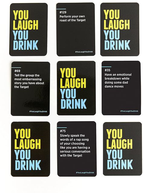 Drinking Cards, Drinking Games For Couples, Beer Olympics, Dream Birthday, Group Camping, Fun Drinking Games, Straight Face, Games Night, Party Card Games