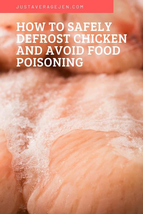 How to safely defrost chicken and avoid food poisoning When To Defrost Turkey, How To Defrost Chicken, How To Defrost Ground Beef Quickly, How To Defrost Chicken Quickly, Defrost Chicken Quickly, Defrost Chicken Instant Pot, Defrost Chicken, Food Poisoning, Frozen Meat