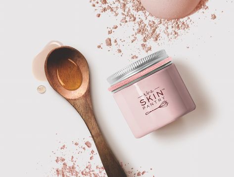 Indian Beauty Products, Soap Photography, French Pink Clay, Pink Clay Mask, Skincare Products Photography, French Pink, Cosmetic Packaging Design, Skincare Packaging, Clay Face Mask