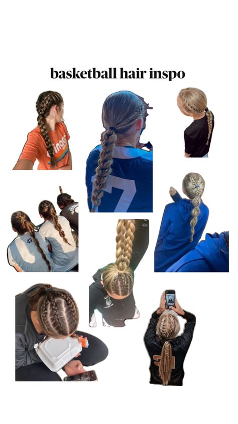 Slick Back Basketball Hairstyles, Sporty Hairstyles For Long Hair, Basketball Hair Styles, Hair Styles For Sports, Skater Hairstyles, Basketball Hair, Basketball Hairstyles, Game Day Hair, Sports Hairstyles