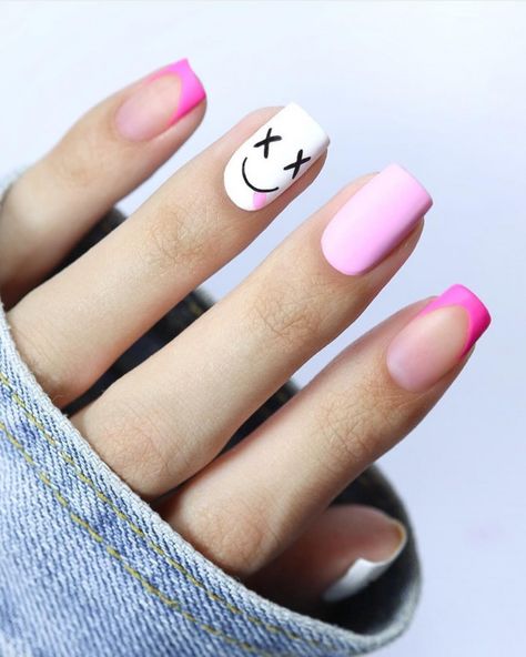 Marshmallow Nails Design, Red Coffin Nail Designs, Marshmallow Nails, Magenta Nail Polish, Spring Nails 2022, Light Pink Nail Designs, Pink Nail Design, Sophisticated Manicure, Pink French Nails