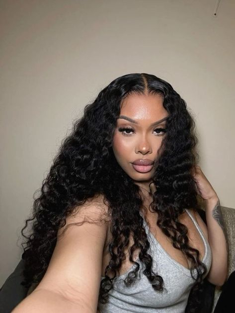 #Curly #curlyhairstyles #Coilyhairstyles #4bcurls #4bcurls #Straighthairstyles #Bald/shavenhairstyles Hair Appointment, Face Card, Hair Crush, Favorite Hairstyles, Baddie Hairstyles, Hair Inspo Color, Curly Hairstyles, Long Curly, Curly Wigs