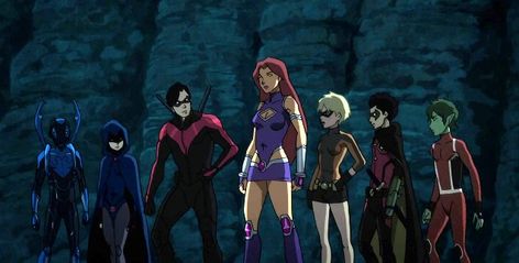 Teen Titans Judas Contract, Teen Titans Show, Judas Contract, Dc Animation, Young Justice League, Teen Titans Love, Teen Titans Starfire, Dc Animated, Dc Comics Girls