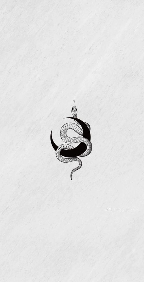 Gender Fluid Tattoo Ideas, Small Snake Tattoo, Patchwork Tattoos, Basic Tattoos, Minimal Tattoo Design, Snake Tattoo Design, Small Pretty Tattoos, Small Hand Tattoos, Classy Tattoos