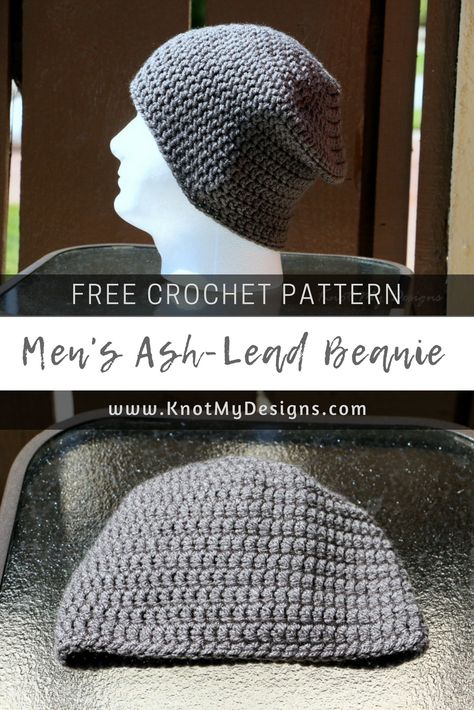 Crochet Men’s Toque, Crochet Hats For Men Free Pattern Guys, Free Crochet Toque Patterns, Mens Slouchy Beanie Crochet Pattern Free, Crochet Toque Free Pattern, Crochet Mens Hat Pattern Free, Slouchy Beanie Crochet Pattern Free, Slouch Beanie Crochet Pattern, Crochet Mens Hat Pattern