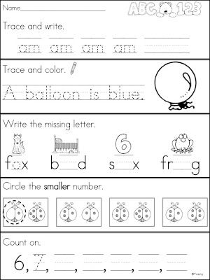 Kindergarten Morning Work {Continued} - A Teeny Tiny Teacher Morning Worksheets For Kindergarten, Free Kindergarten Morning Work, Morning Work Kindergarten Free, Morning Worksheets, Kindergarten Morning Work, Free Kindergarten Worksheets, Worksheets For Kindergarten, Kindergarten Worksheets Printable, Student Humor