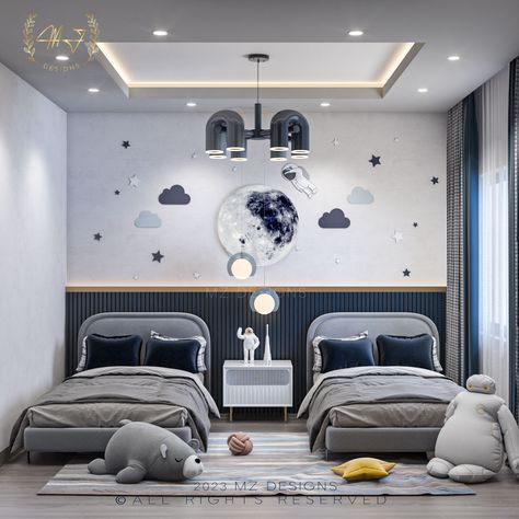 Young Room Design, Modern Kids Room Design, Kids Bedroom Furniture Design, Kids Room Design Boys, Bedroom Layout Design, Kids Bed Design, Luxury Kids Bedroom, Boys Room Design, Kids Room Interior Design