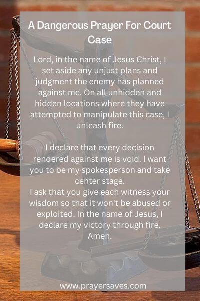 A Dangerous Prayer For Court Case Court Prayers, Anointed Oil, Princess Letters, Dangerous Prayers, Psalm 43, Psalm 71, Prayer For Protection, Names Of Jesus Christ, Miracle Prayer