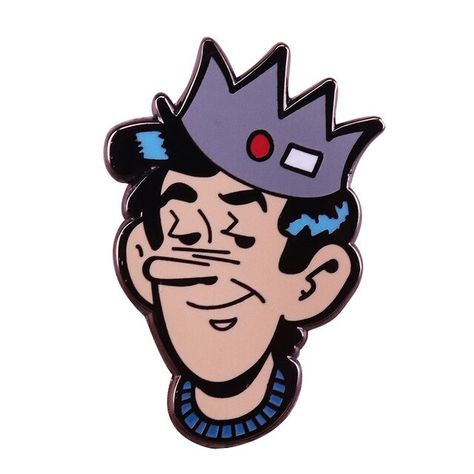 Jughead Crown Tattoo, Tats Ideas, Enamel Pin Funny, Crown Template, Awesome Possum, Goblin King, Jughead Jones, Crown Hat, Classic Horror Movies