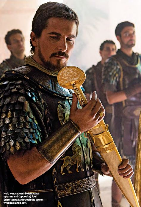 Exodus: Gods and Kings - Moses Exodus Gods And Kings, Christian Bale Batman, Ancient Egypt Aesthetic, Bale Batman, Chris Bale, Hollywood Actors Handsome, Parting The Red Sea, Kings Movie, Abstract Art Projects