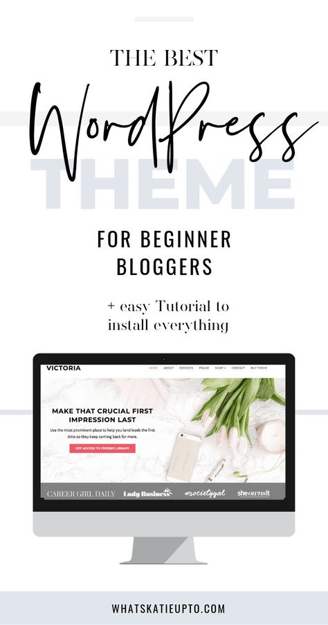 Having troublle designing your new Blog, I get it! Check out this easy tutorial on how to install and set up my favourite blog theme for beginner bloggers. Find inspiration for your new blog and start designing your blog branding today. Blog themes, best blog theme #blogtheme #themes #blogdesign #blogbranding Feminine Wordpress Theme, Wordpress Tips, Website Tips, Theme Template, Wordpress Tutorials, Blog Themes Wordpress, Social Media Expert, Wordpress Website Design, I Get It