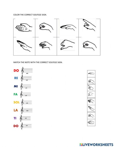 Solfege Worksheets, Hand Signals, Do Re Mi, Solfege, Forgot My Password, Online Activities, School Subjects, Online Workouts, Google Classroom