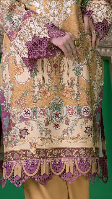 Lace Suits, Plazzo Designs, Ladies Suit Design, Daman Design, Women Trousers Design, Lawn Dresses, Embroidery Fashion Detail, Kameez Designs, House Wife