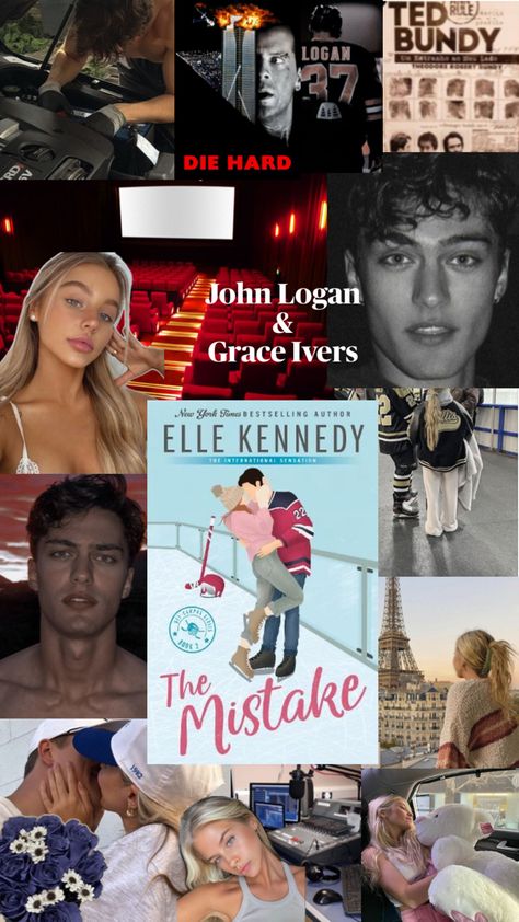 John Logan Grace Ivers Off campus the mistake aesthetic John Logan And Grace Ivers, Logan And Grace, Grace Ivers, John Logan, The Mistake, Romantic Books, Everything And Nothing, Character Portraits, Book Of Life