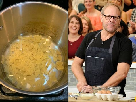 Cold Water Pasta Cooking, Brown Pasta, Dry Pasta, Cooking Pasta, Brown Recipe, Food Network Star, Alton Brown, Perfect Pasta, Drying Pasta